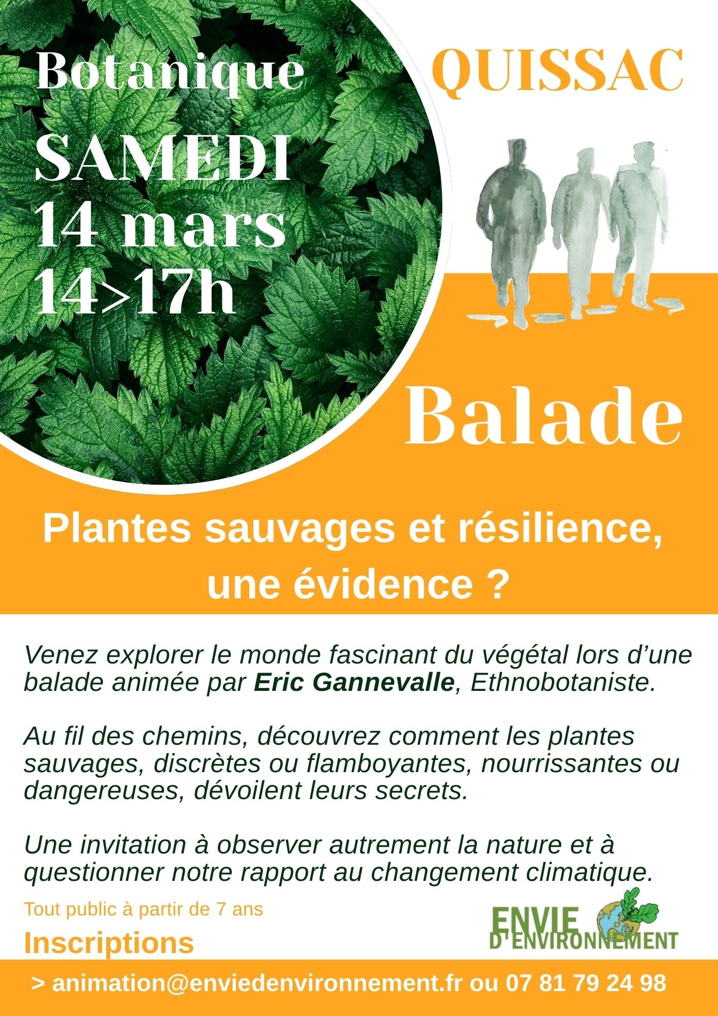 Balade-Plantes sauvages et résilience, une évidence ?