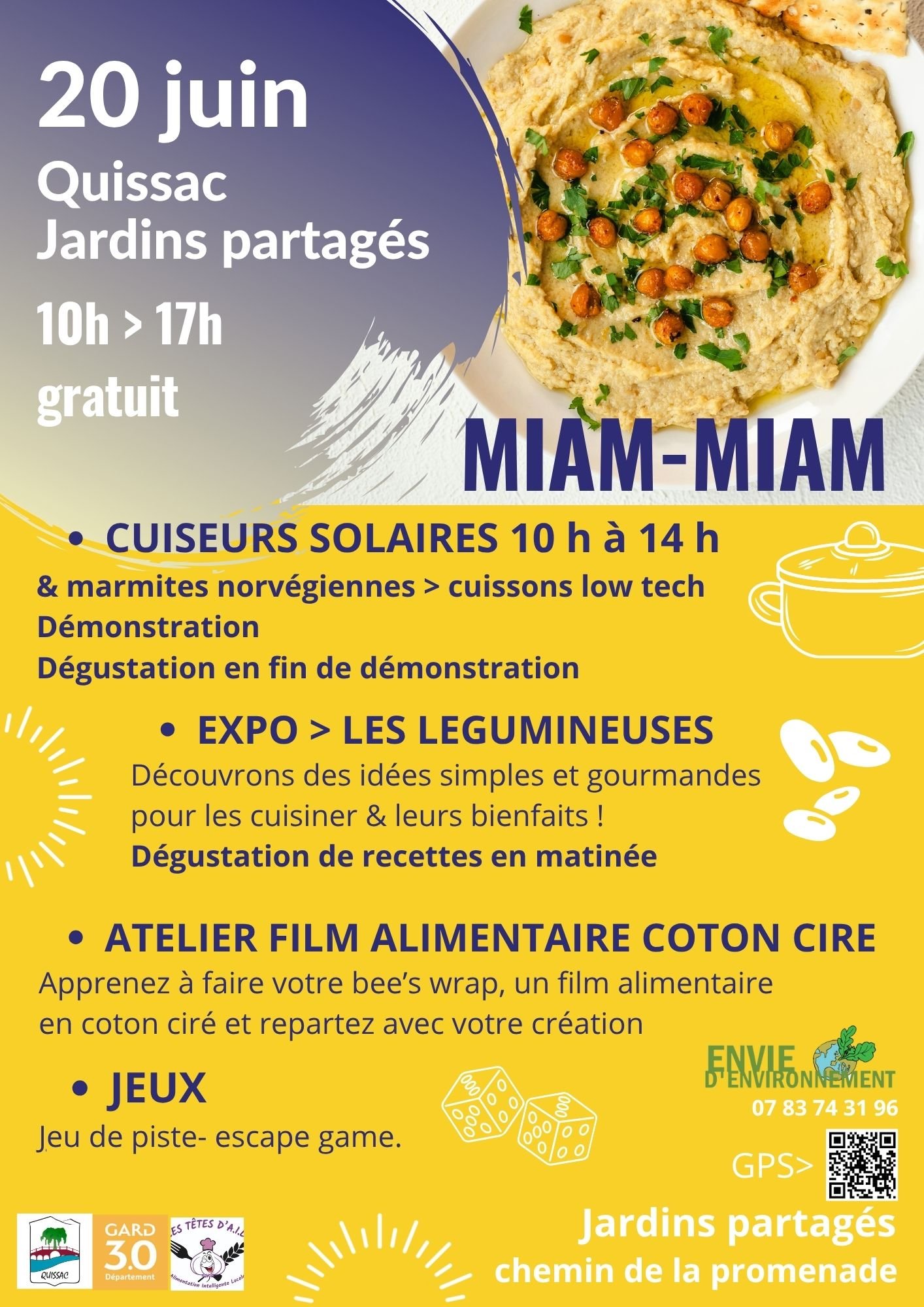 MIAM MIAM aux Jardins partagés
